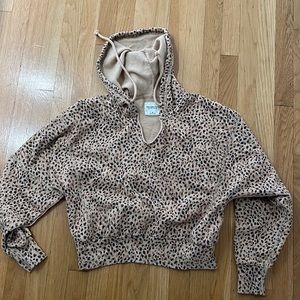 Abercrombie and Fitch Cheetah Print Hoodie